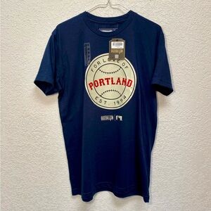 Baseballism Sea Dogs T-Shirt Mens M Blue For Love Of The City PORTLAND Tee Shirt
